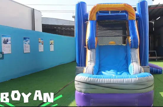 Giant Pool Inflatable Water Slide Bouncing Slide Monkey Inflatable Jumping Castle for Adult and Kids