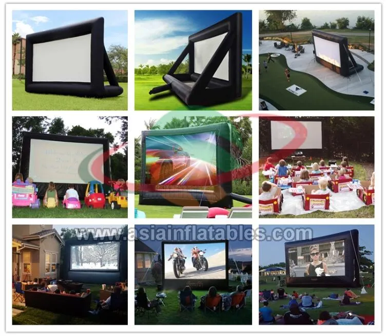 Popular Air Screen Inflatable Projector Screens, Attracting Outdoor Inflatable Movie Screen