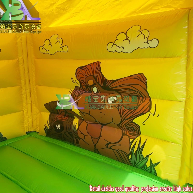 Popular Children Elephant Funny Inflatable Jumping Castle Moon Bounce Inflatable Bouncer